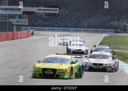 Mike Rockenfeller (GER), Audi Sport Team Phoenix - 2013 DTM - Deutsche Tourenwagen Masters Runde 01 am Hockenheimring Baden-Württemberg - München, Deutschland, Sonntag 05. Mai 2013 Stockfoto