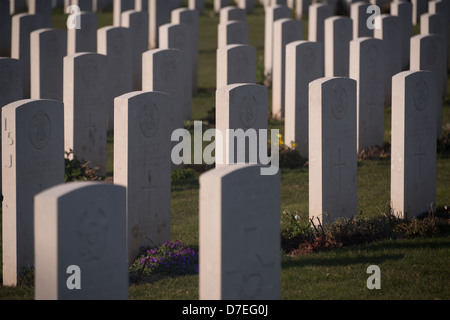 Die britische Kriegsgräberstätte, Bayeux, Frankreich Stockfoto