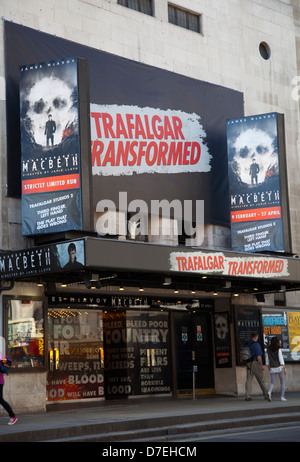 Macbeth im Londoner Trafalgar Studio mit James McAvoy - London-UK Stockfoto