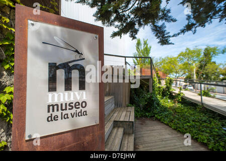 Leben Museumsbau in La Muela Dorf, Saragossa, Aragon, Spanien Stockfoto