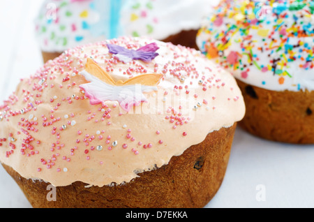 Hausgemachte Ostern Kuchen Closeup Aufnahme Stockfoto