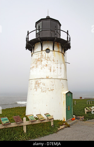 Point Montara-Nebel-Signal und leichte Station Stockfoto