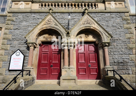 Capel Bethel, Kapelle Bethel Welsh Baptist Church, Aberystwyth, Wales, UK. Stockfoto