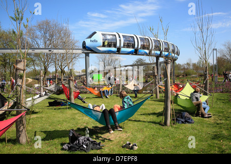 IGS 2013, internationale Gardenshow, Monorail, Hamburg Wilhelmsburg, Deutschland Stockfoto