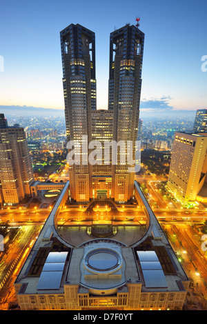 Metropolitan Government Building in Tokio, Japan Stockfoto