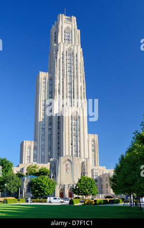 Der Dom des Lernens auf dem Campus der University of Pittsburgh. Stockfoto