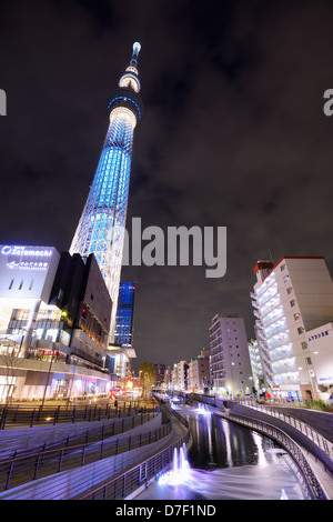 Tokyo Skytree Antenne und Observation Deck. Stockfoto