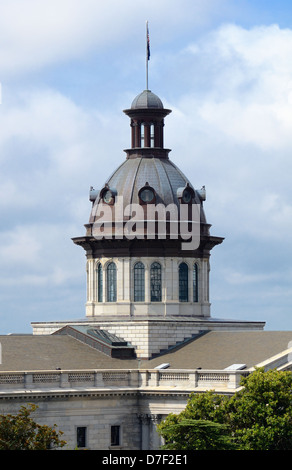 Kuppel auf der Oberseite der South Carolina State House Stockfoto