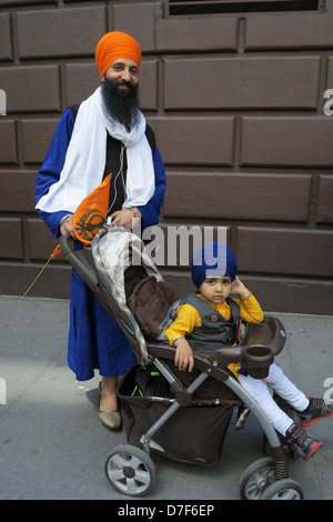 New York City, New York: 26. jährliche Sikh Day Parade, 2013. Stockfoto