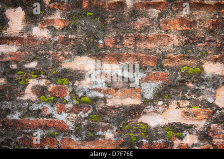 alte Ziegel Wand Grunge Hintergrundtextur Stockfoto