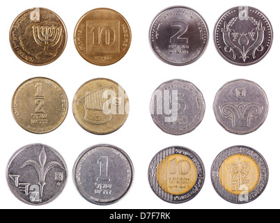 Zwei Seiten im Jahr 1978 ein israelischer Schekel 50 Geld gedruckt. Diese  Währung war in Israel im 4. September 1985 aufgelöst. Israelische  Stockfotografie - Alamy