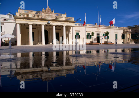 In der Hauptstadt Valletta in Malta. Sonnigen wunderschönen Tag genommen Stockfoto