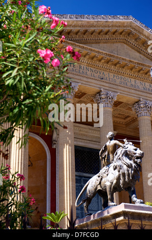 Teatro Massimo in Palermo, Sizilien Stockfoto