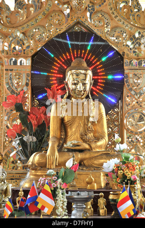 Buddha Statue Kuthodaw Pagode, Mandalay Myanmar Stockfoto