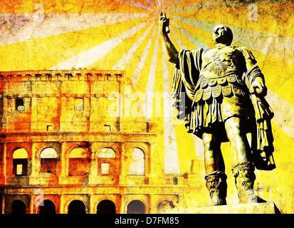Julius Caesar Augustus Stockfoto
