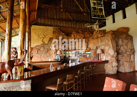 Kilaguni Serena Lodge in Tsavo West Nationalpark, Kenia, Ostafrika Stockfoto