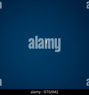 Die Antares-Rakete startete vom mittleren Atlantischen Raumflughafen (MARS) in der Wallops Flight Facility in Virginia. Dieser Teststart durch die Orbital Sciences Corporation war Teil der Bemühungen der NASA, Raumfahrttechnologien voranzutreiben. Stockfoto