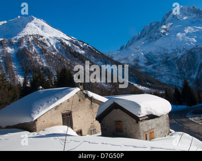 Trelechamp, Chamonix, haute Savoie, Frankreich Stockfoto