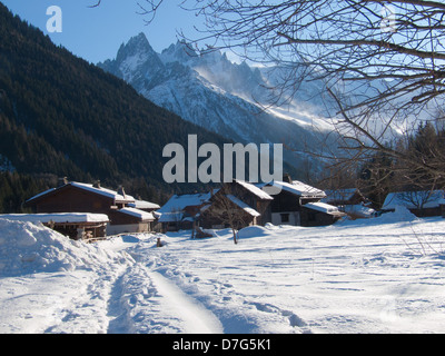 Trelechamp, Chamonix, haute Savoie, Frankreich Stockfoto