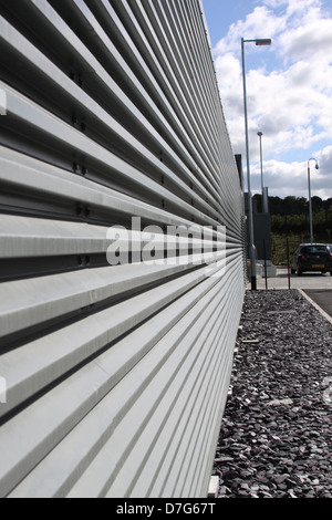 Details der walisischen Regierung Gebäude, Sarn Barke, Llandudno Junction am Tag der offenen Tür Stockfoto