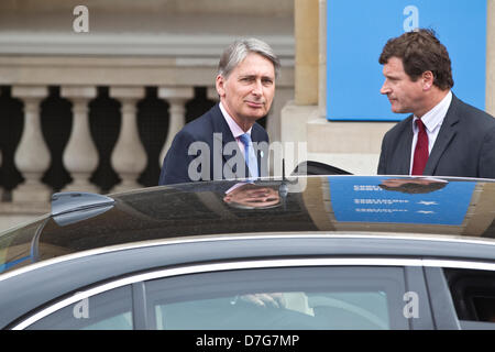 Somalia Conference, London, UK. 7. Mai 2013.  Bild zeigt Philip Hammond, UK Secretary Of State for Defence, bei der Somalia-Konferenz im Lancaster House in London, Vereinigtes Königreich. Bildnachweis: Jeff Gilbert/Alamy Live-Nachrichten Stockfoto