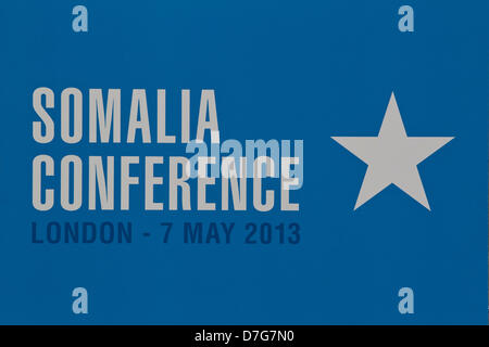 Somalia Conference, London, UK. 7. Mai 2013.  Bild zeigt die Somalia-Konferenz im Lancaster House in London, UK. Bildnachweis: Jeff Gilbert/Alamy Live-Nachrichten Stockfoto