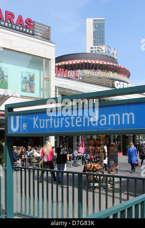 Berlin Walldorf Astoria Kurfürstendamm Neues Kranzler Eck Stockfoto