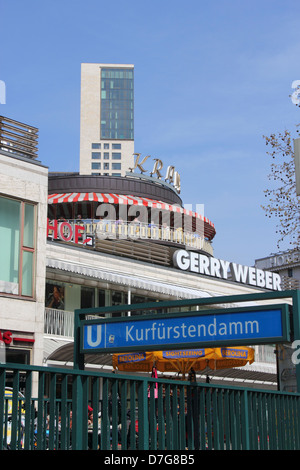 Berlin Walldorf Astoria Kurfürstendamm Neues Kranzler Eck Stockfoto