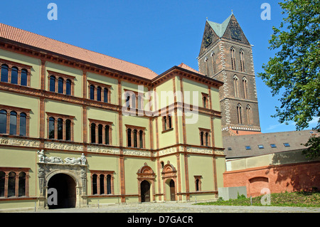Mecklenburg Western Pomerania, Deutschland, Wismar, St. Marien-Kirche Stockfoto