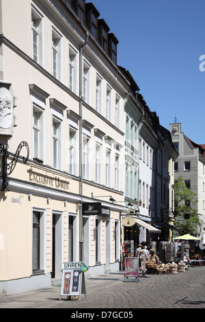 Berlin Mitte Nikolaiviertel Stockfoto