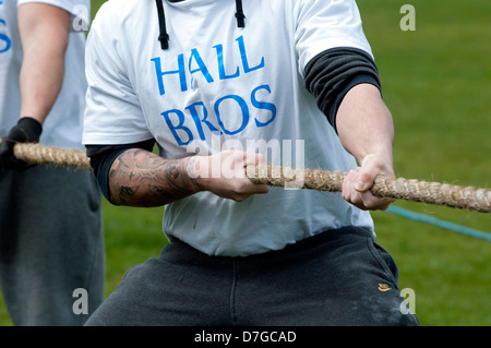 Tug Of War bei Hearsall häufig, Coventry, UK Stockfoto