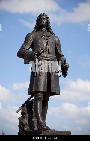 Statue von Pierre Le Moyne Iberville in Havanna, Kuba, Karibik Stockfoto