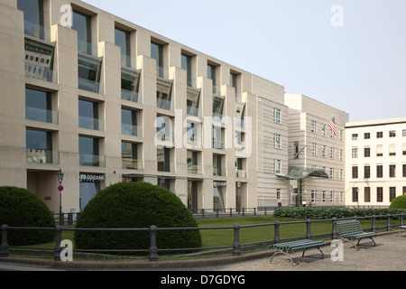 Botschaft der Vereinigten Staaten von Amerika die DZ Bank Berlin Pariser Platz Stockfoto