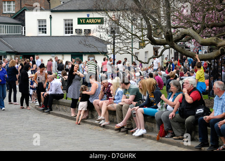 Rochester, Kent, England, UK. Fegt Festival, 2013 Stockfoto