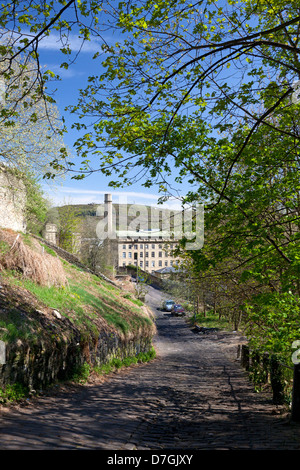 Dean Clough Mühlen, Halifax, West Yorkshire Stockfoto