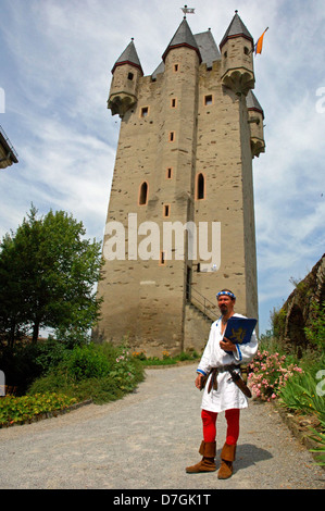 Deutschland, Rheinland-Pfalz, Nassau Lahn, Burg Nassau Stockfoto