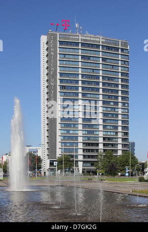 Quadratische TU Berlin Charlottenburg Wilmersdorf Ernst Reuter Stockfoto