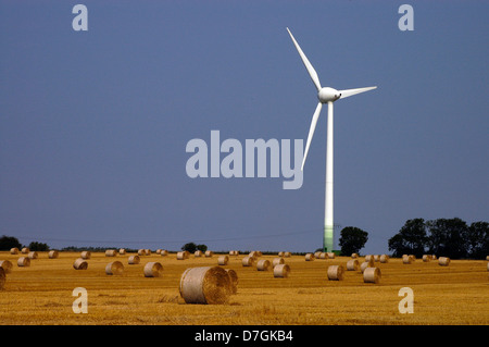 Rügen, Windkraftanlage, Windenergie Stockfoto