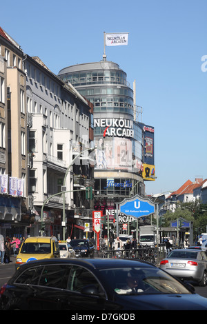 Berlin Neukölln Karl Marx Str Straße Neukölln Arcade shopping Stockfoto