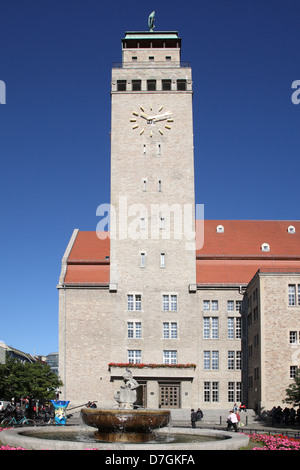 Berlin Neukölln Karl Marx Straße Rathaus Rathaus Stockfoto