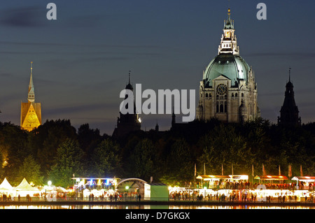 Festival in Deutschland, Hannover, Maschseefest Stockfoto