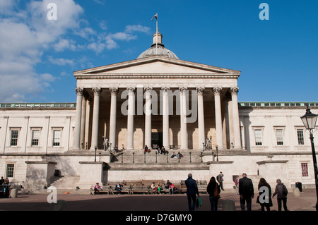 University College London Portikus Gebäude, von William Wilkins, London, UK Stockfoto