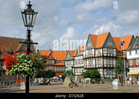 Deutschland, Deutschland, Wolfenbüttel, Herzog August Marktplatz Stockfoto