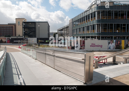 Neue Studios im Bau für die Granada TV Coronation Street set, Salford Quays, Manchester, England, UK Stockfoto