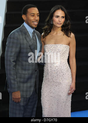 LUDACRIS & JORDANA BREWSTER SCHNELL & FURIOUS 6. WORLD PREMIERE LEICESTER SQUARE LONDON ENGLAND UK 7. Mai 2013 Stockfoto