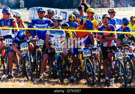 Mountainbike-Rennen, Atlanta, Georgia Stockfoto