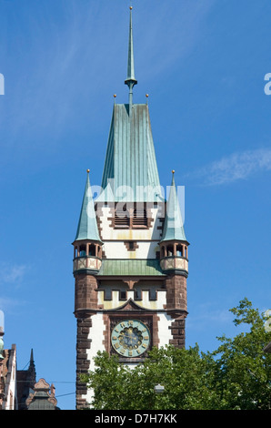 architektonisches Detail Freiburg Im Breisgau, eine Stadt in Baden-Württemberg (Deutschland) zeigt die gekesselt Stockfoto