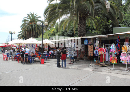 Santiago de Chile Cerro San Cristobal Parque Metropolitano de Santiago Stockfoto