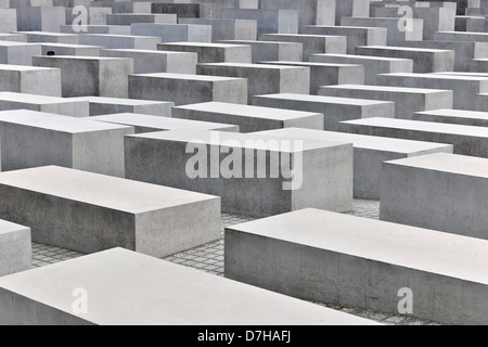 Das Holocaust-Mahnmal in Berlin Stockfoto