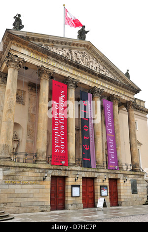 Der deutschen Staatsoper Unter Den Linden in Berlin Stockfoto